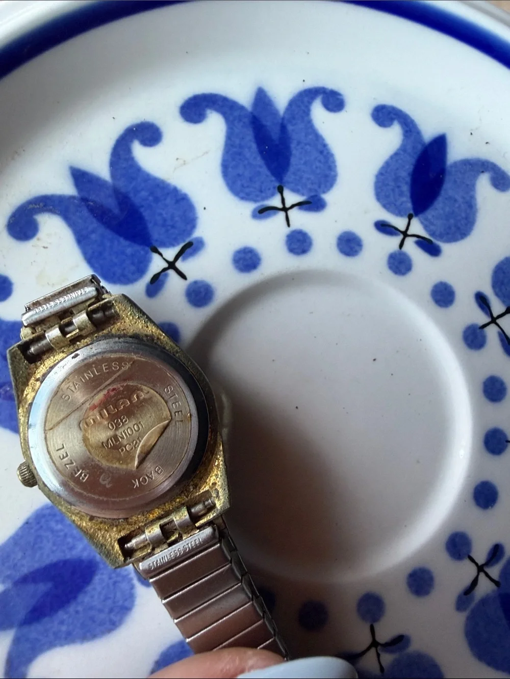 Vintage Milan Stainless Steel Wristwatch - Silver Tone